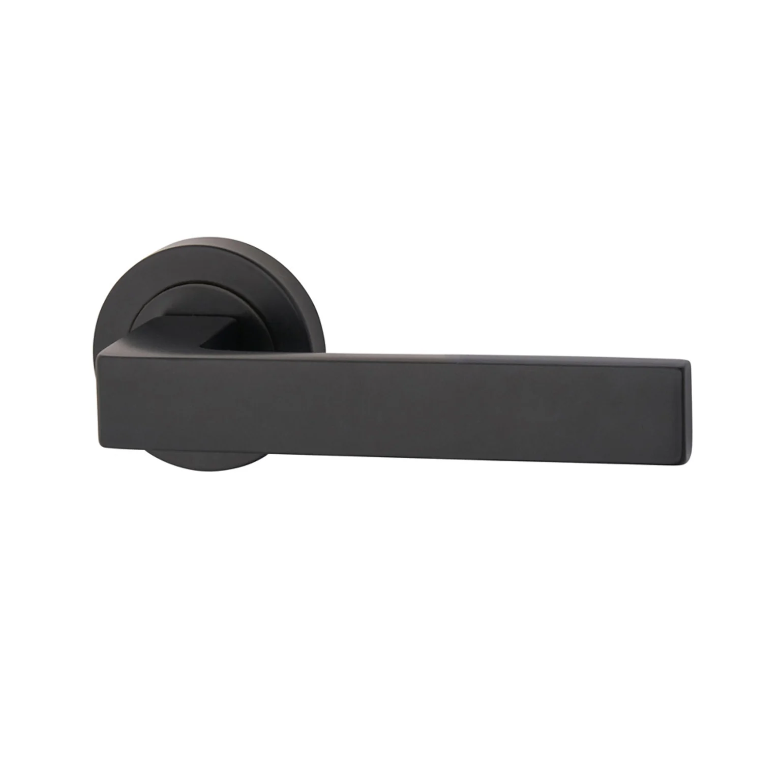KR Lucas Pavtom Metro Door Lever Handle on Round Rose - Available in Various Finishes - Image 2
