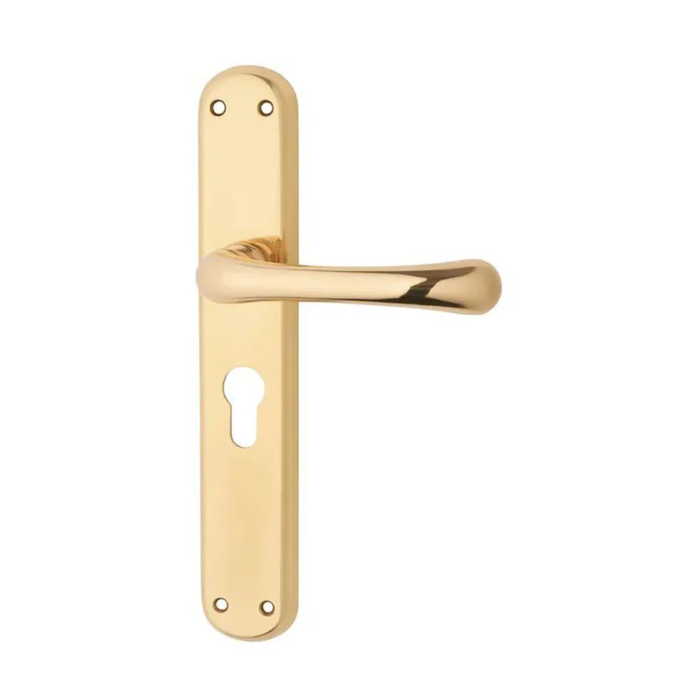 KR Lucas Pavtom Milena Door Lever Handle Long Plate Euro - Image 5