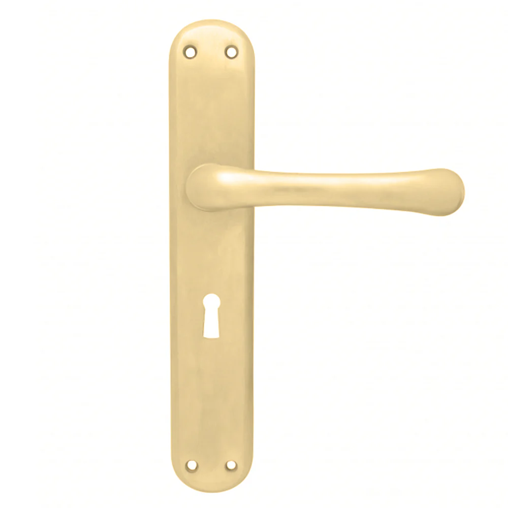 KR Lucas Pavtom Milena Door Lever Handle on Plate Bitkey - Available in Various Finishes - Image 4