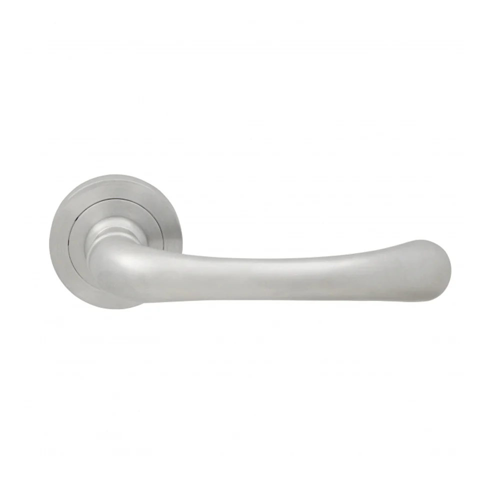 KR Lucas Pavtom Milena Door Lever Handle on Round Rose - Available in Various Finishes - Image 2