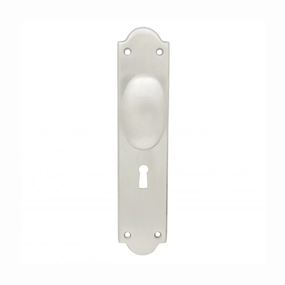 KR Lucas Pavtom Oval Door Knob on Victorian Plate Bit Key - Image 2