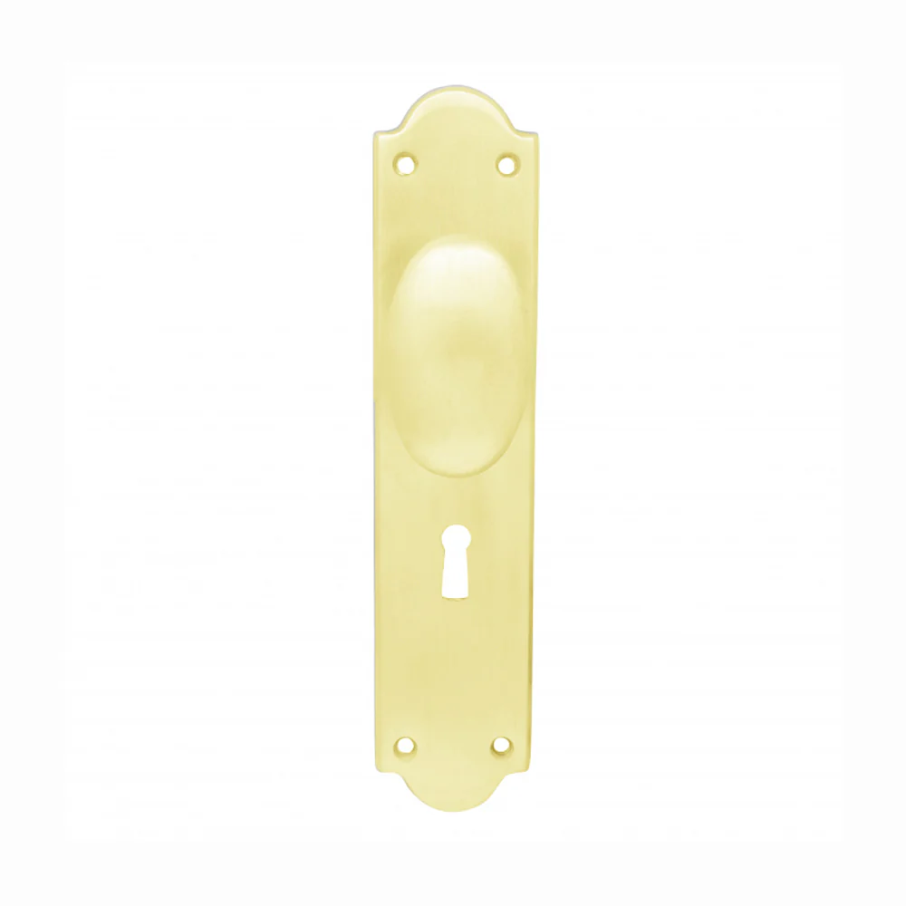 KR Lucas Pavtom Oval Door Knob on Victorian Plate Bit Key - Image 3
