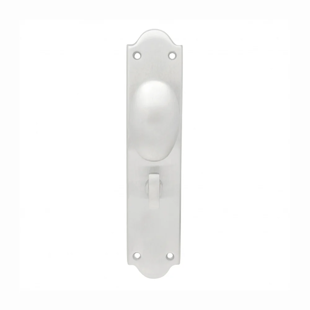 KR Lucas Pavtom Oval Door Knob on Victorian Plate Privacy - Available in Various Finishes - Image 2