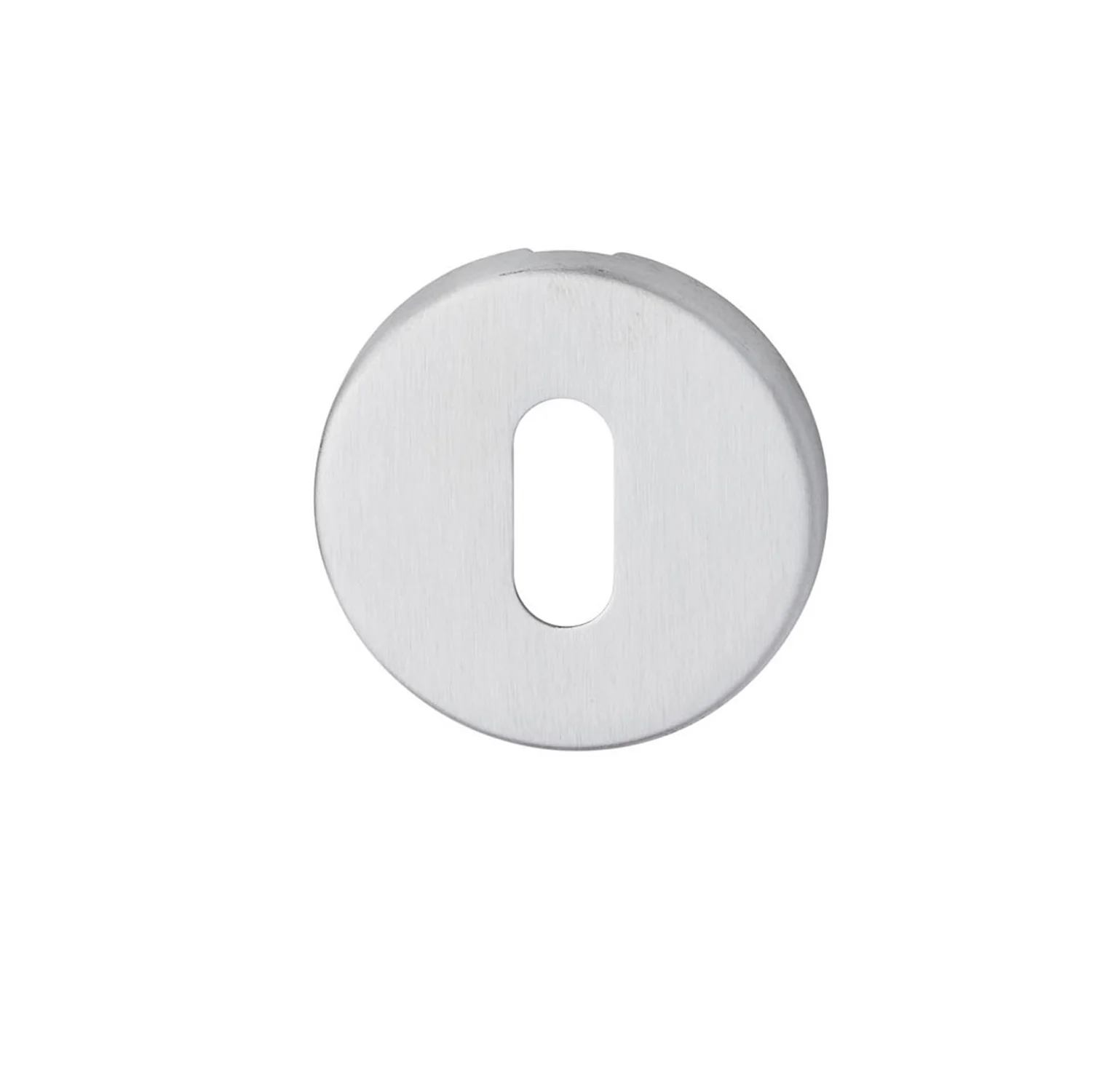 KR Lucas Pavtom Press Fix Escutcheon Bitkey 45mm Satin Chrome 8851 SC