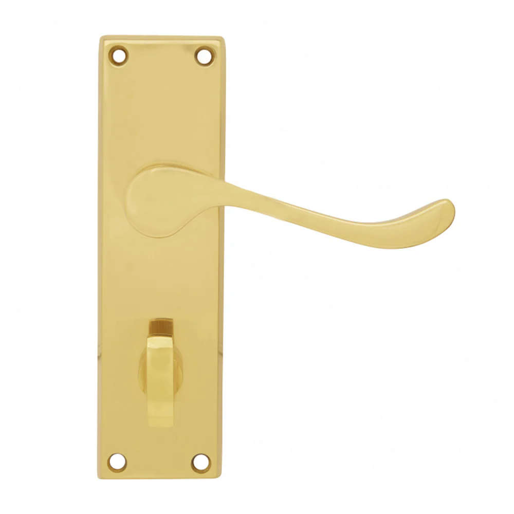 KR Lucas Pavtom Scroll Door Lever Privacy Set - Available in Various Finishes - Image 2