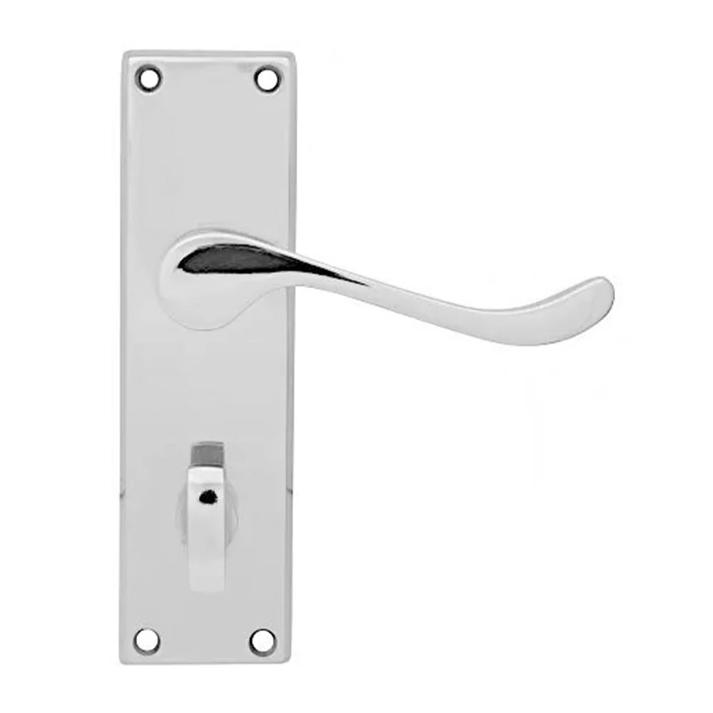 KR Lucas Pavtom Scroll Door Lever Privacy Set - Available in Various Finishes - Image 4