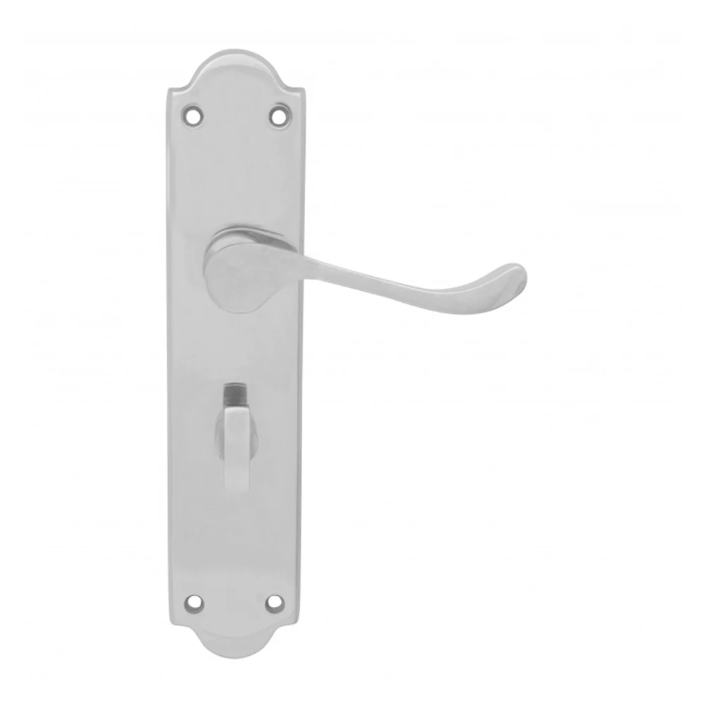 KR Lucas Pavtom Scroll Door Lever Shaped Privacy - Available in Various Finishes - Image 3