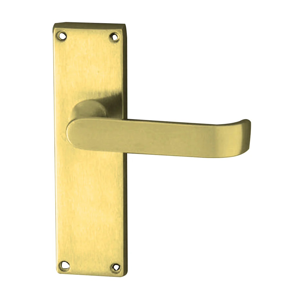 KR Lucas Pavtom Wide Door Lever on Plate - Available in Various Finishes - Image 4