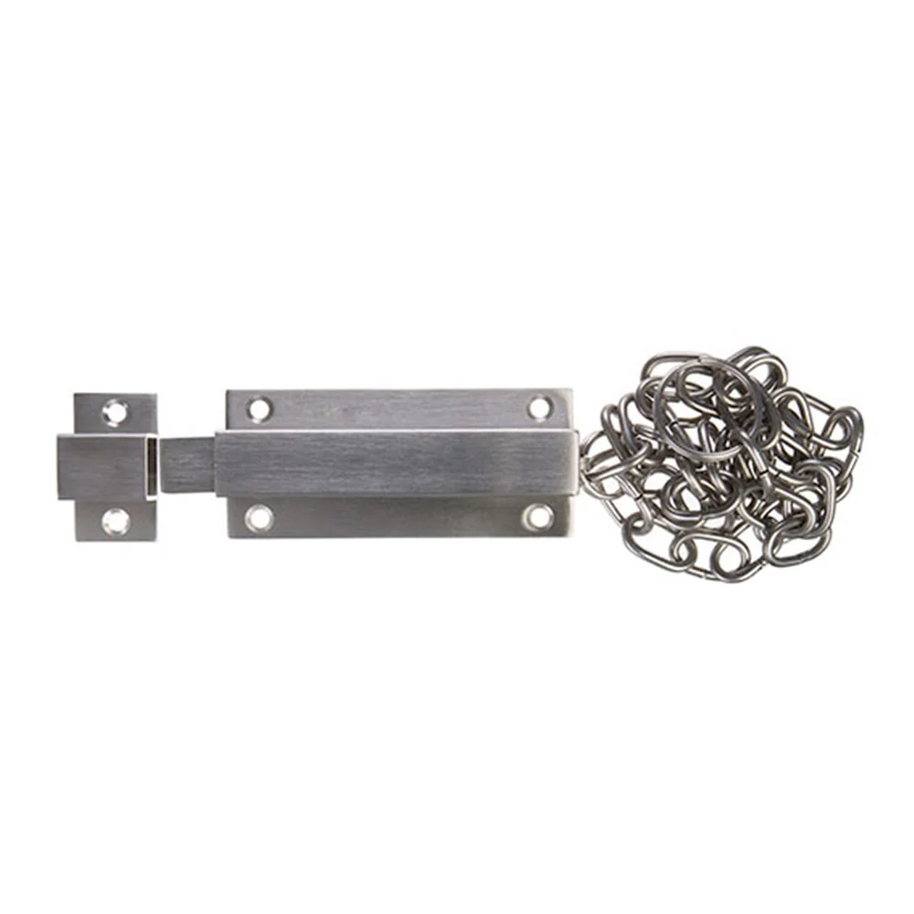 Legge Door Chain Bolt Fire Rated Stainless Steel 100mm Fire Rated L1851SSS