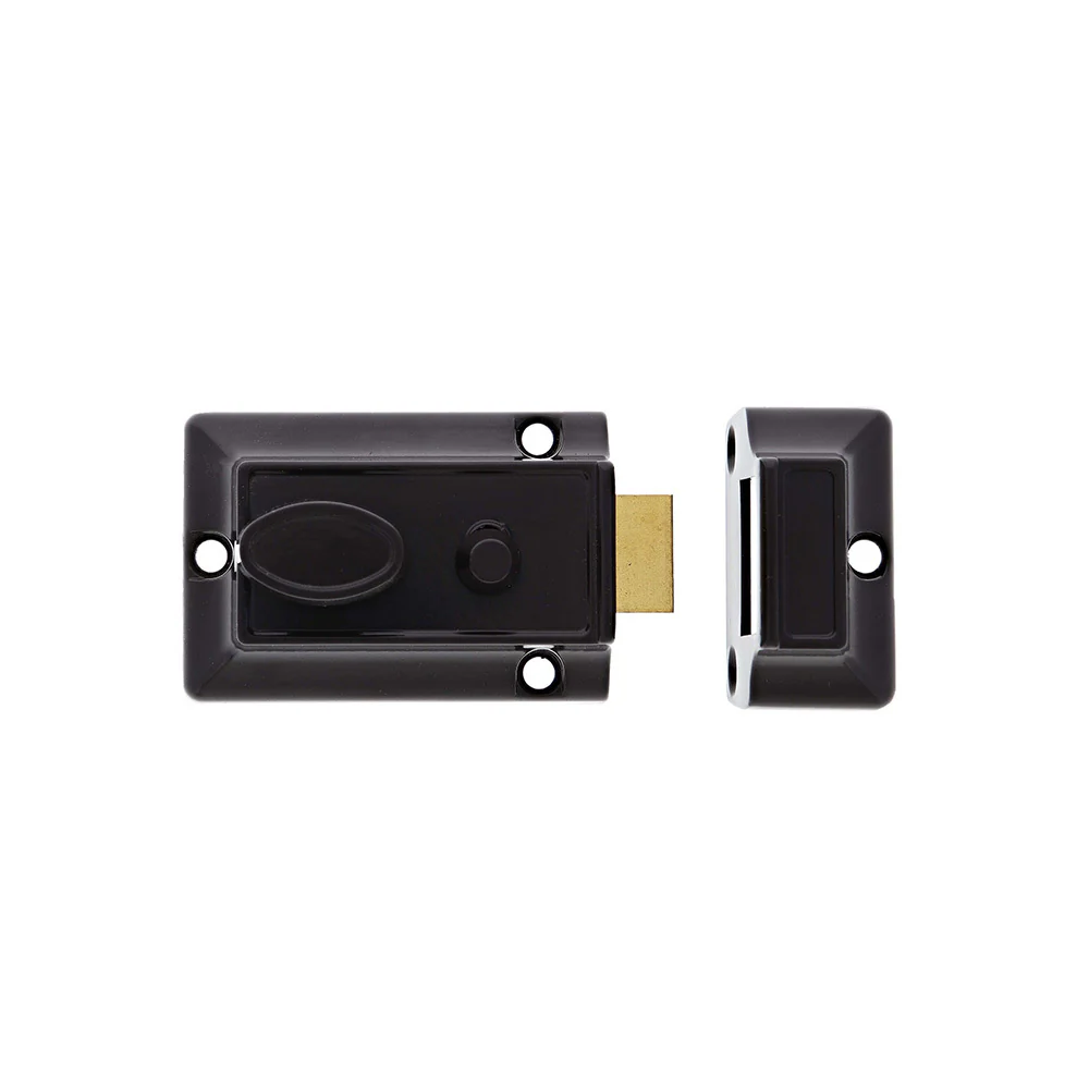 Lenlok Nightlatch Keyed to Differ 60mm - Available in Brown and Silver - Image 3