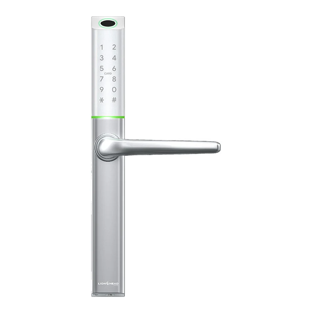 Lion Head Aspen Luxe Digital Slimline Entrance Door Lock - Available in Black and Silver Finish - Image 4