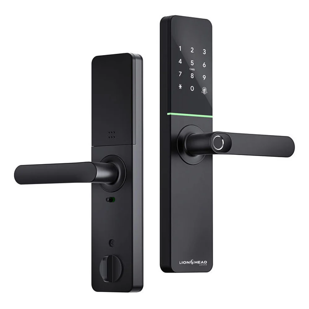 Lion Head Enmore Luxe Digital Entrance Door Lock - Available in Black and Silver Finish - Image 2
