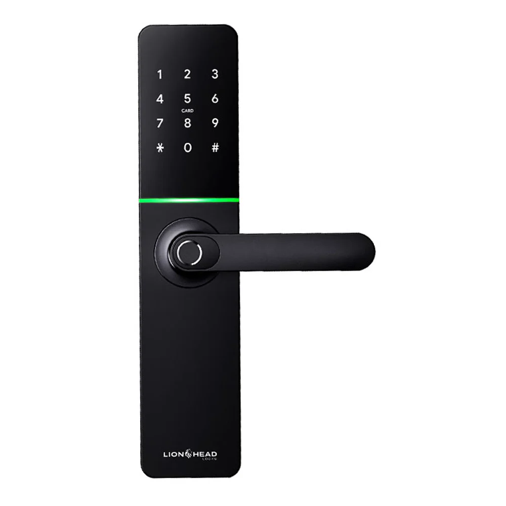 Lion Head Enmore Luxe Digital Entrance Door Lock - Available in Black and Silver Finish - Image 4