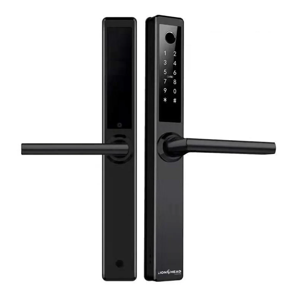 Lion Head Erskine Luxe Digital Slimline Entrance Door Lock - Available in Black and Silver Finish - Image 2