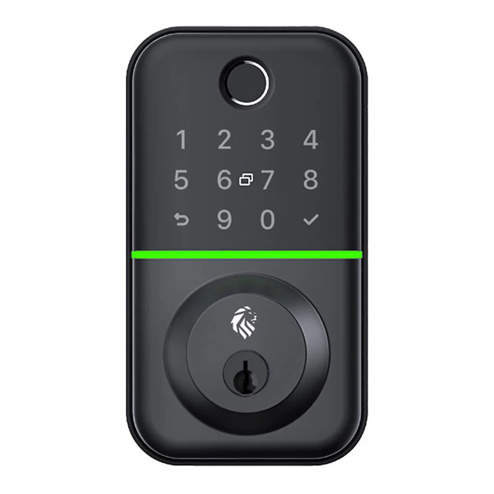 Lion Head Flinders Luxe Digital Dead Bolt Door Lock - Available in Black and Silver Finish - Image 4