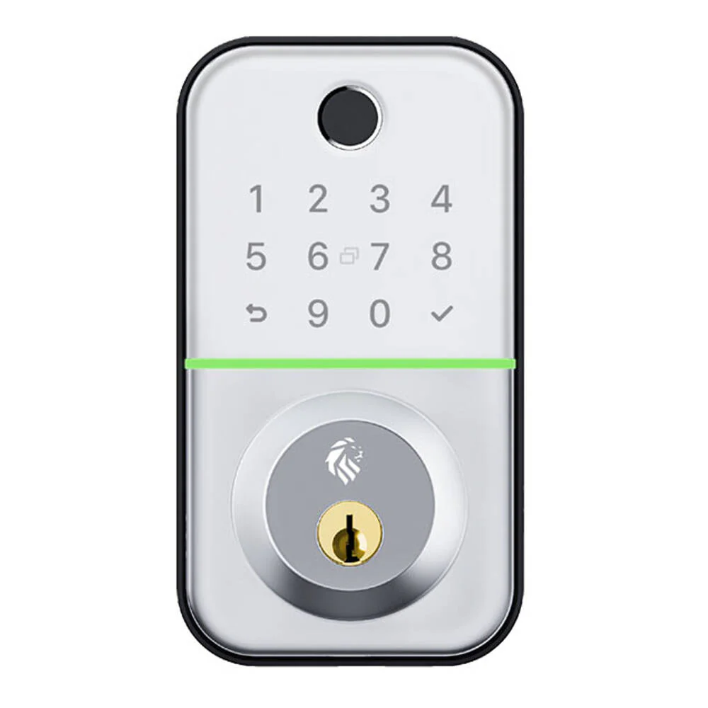 Lion Head Flinders Luxe Digital Dead Bolt Door Lock - Available in Black and Silver Finish - Image 5