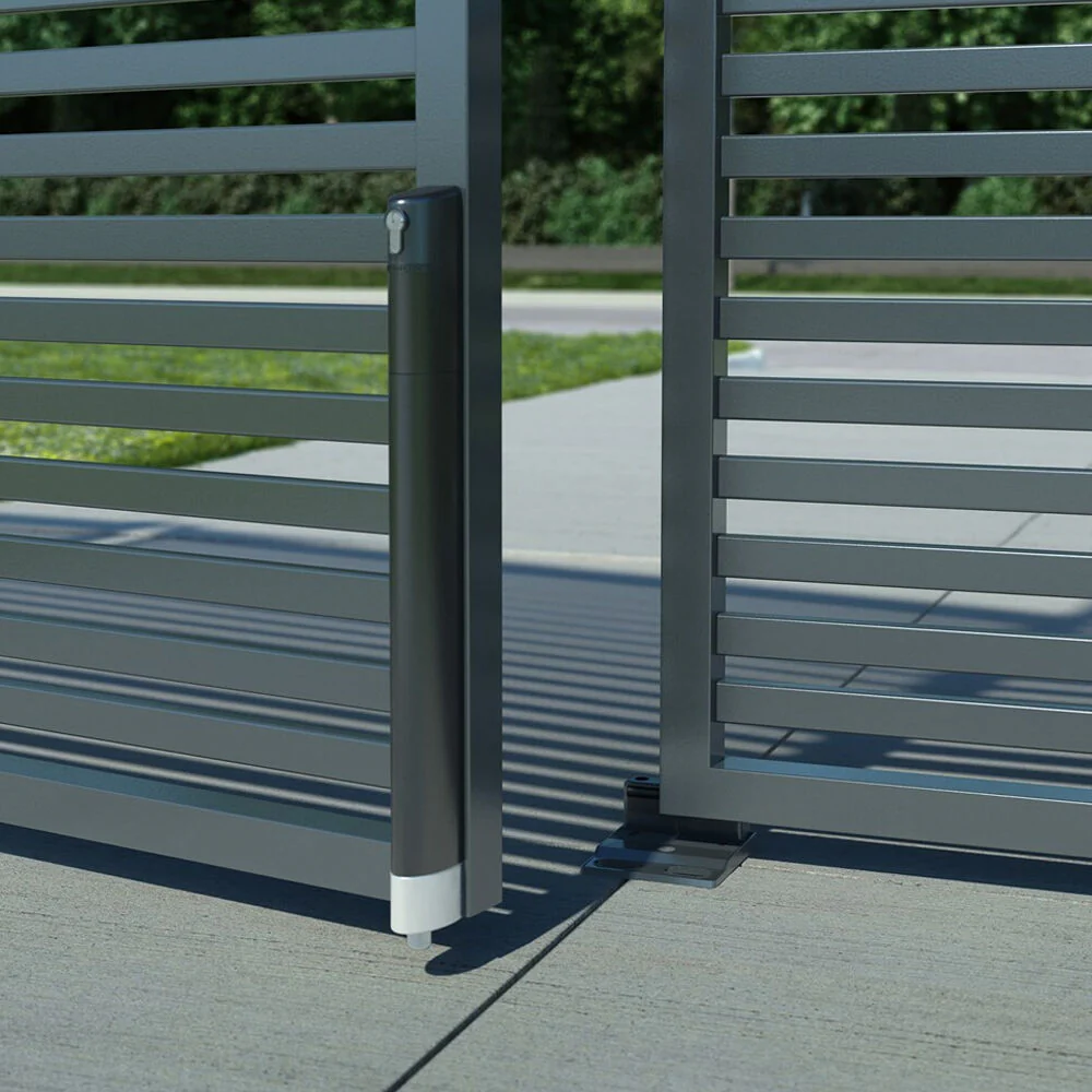 Locinox Bolt-On Off-Centered Ground Stop Catcher For Double Wing Gates P00006490 - Image 3