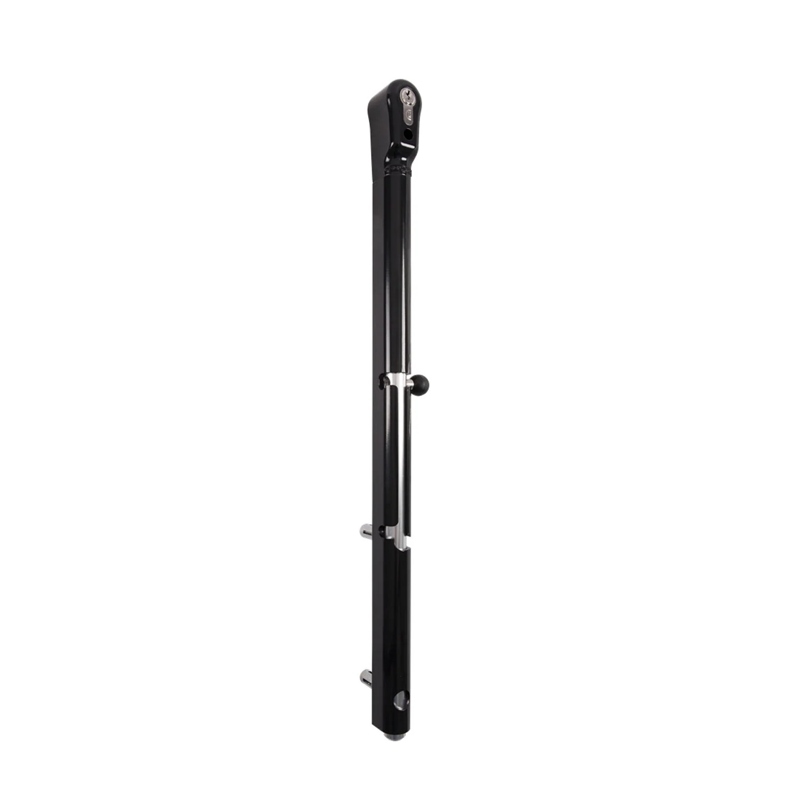 Locinox Keydrop Lockable Drop Bolt 140mm - Available Matt Black and Silver - Image 3