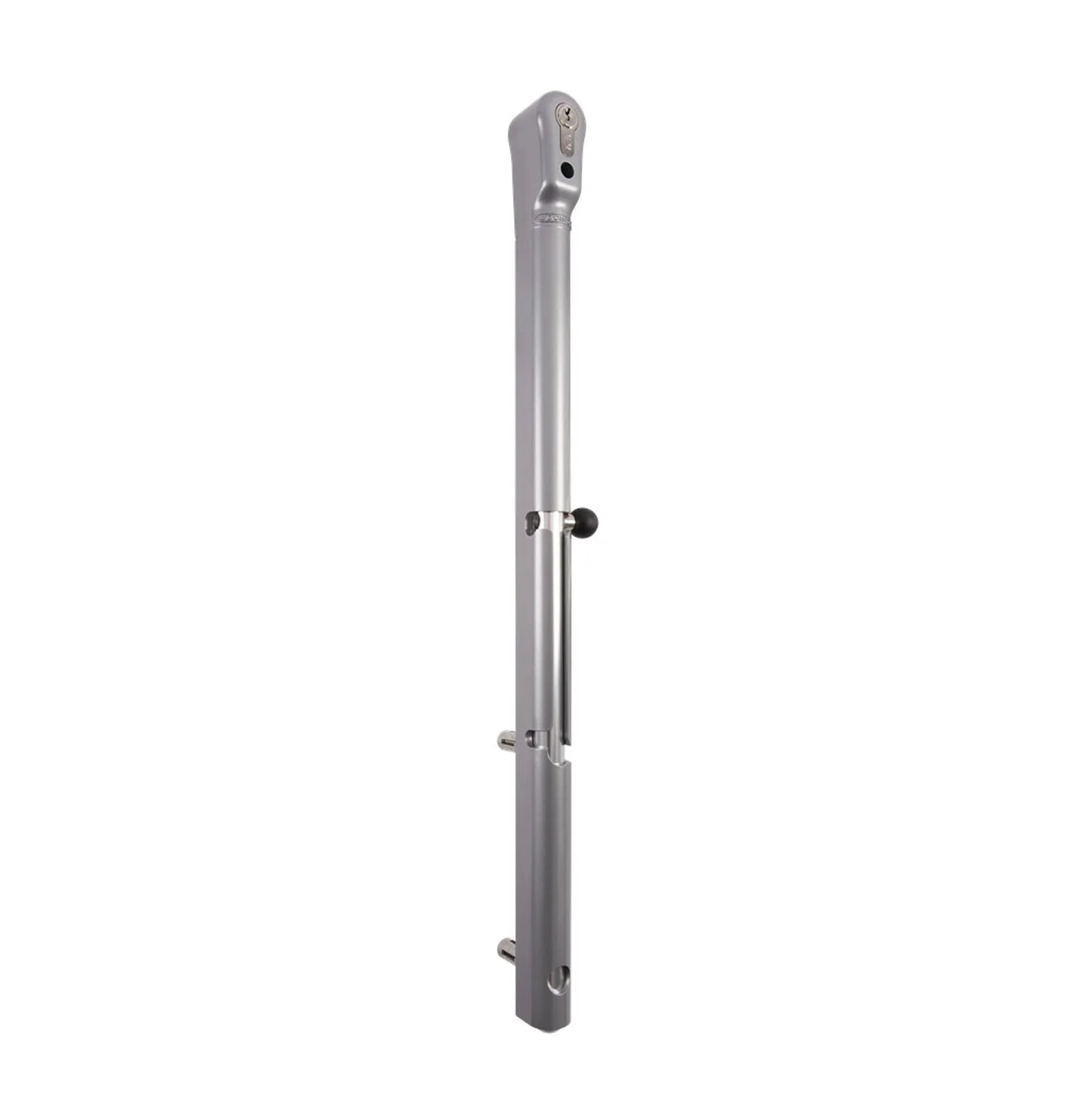 Locinox Keydrop Lockable Drop Bolt 140mm - Available Matt Black and Silver - Image 4
