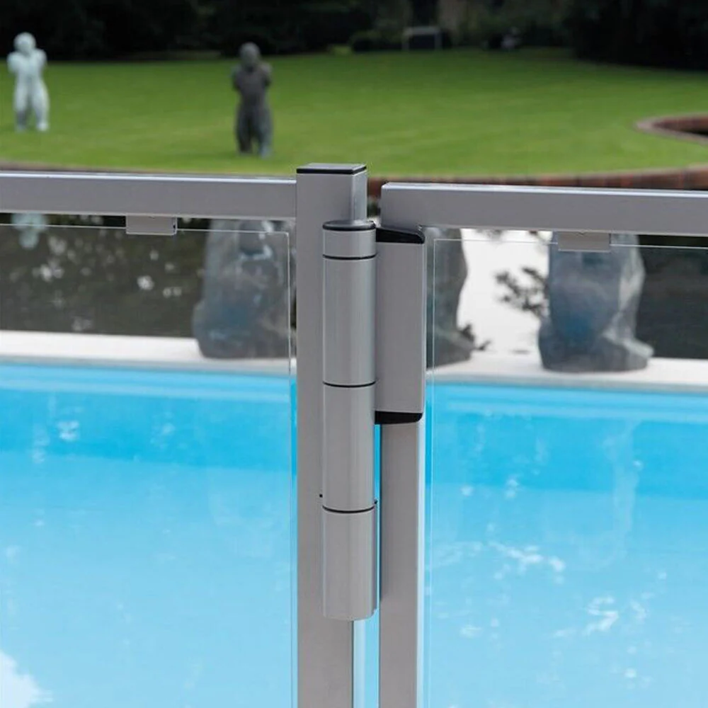 Locinox Mammoth 180 Degree Hydraulic Gate Closer and Hinge - Available in Black and Silver Finish - Image 4