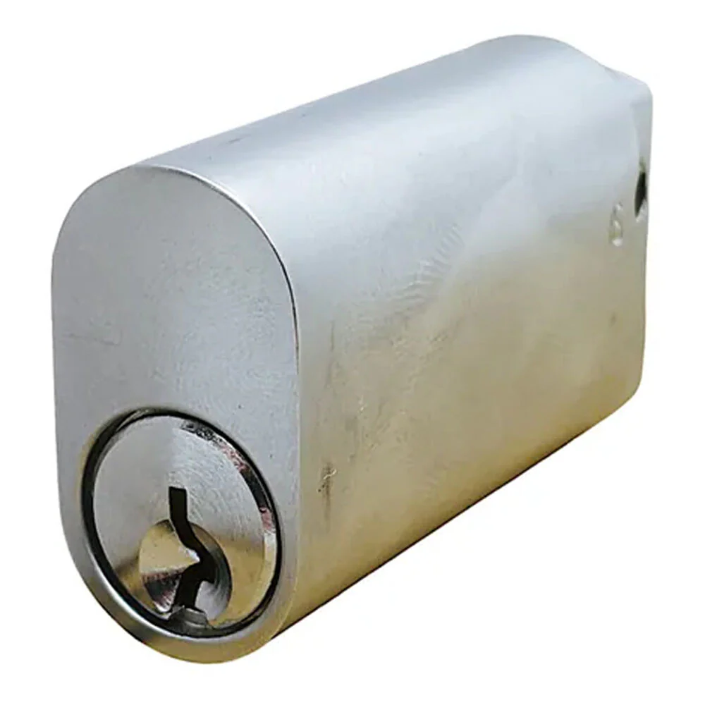 Lockton Extended Oval Cylinder Keyed Alike 50mm - Available in Matt Black and Satin Chrome Finish - Image 3