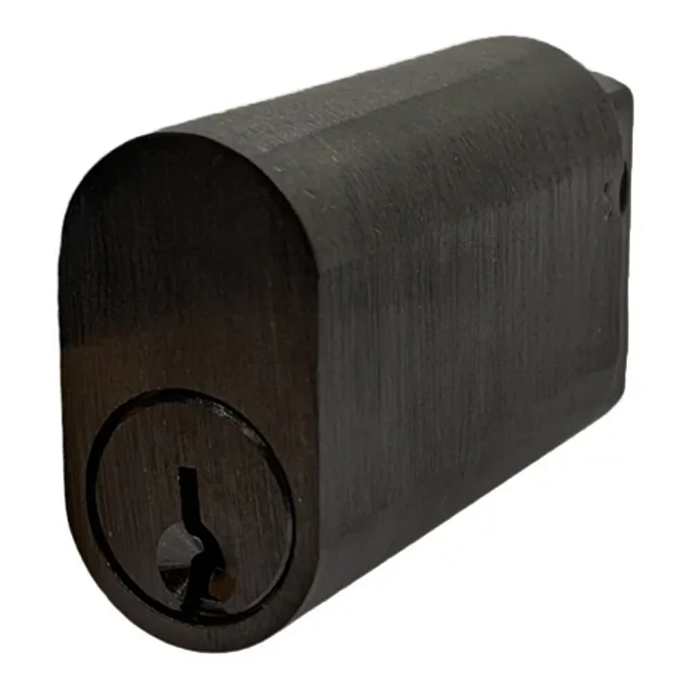 Lockton Extended Oval Cylinder Keyed Alike 50mm - Available in Matt Black and Satin Chrome Finish - Image 4