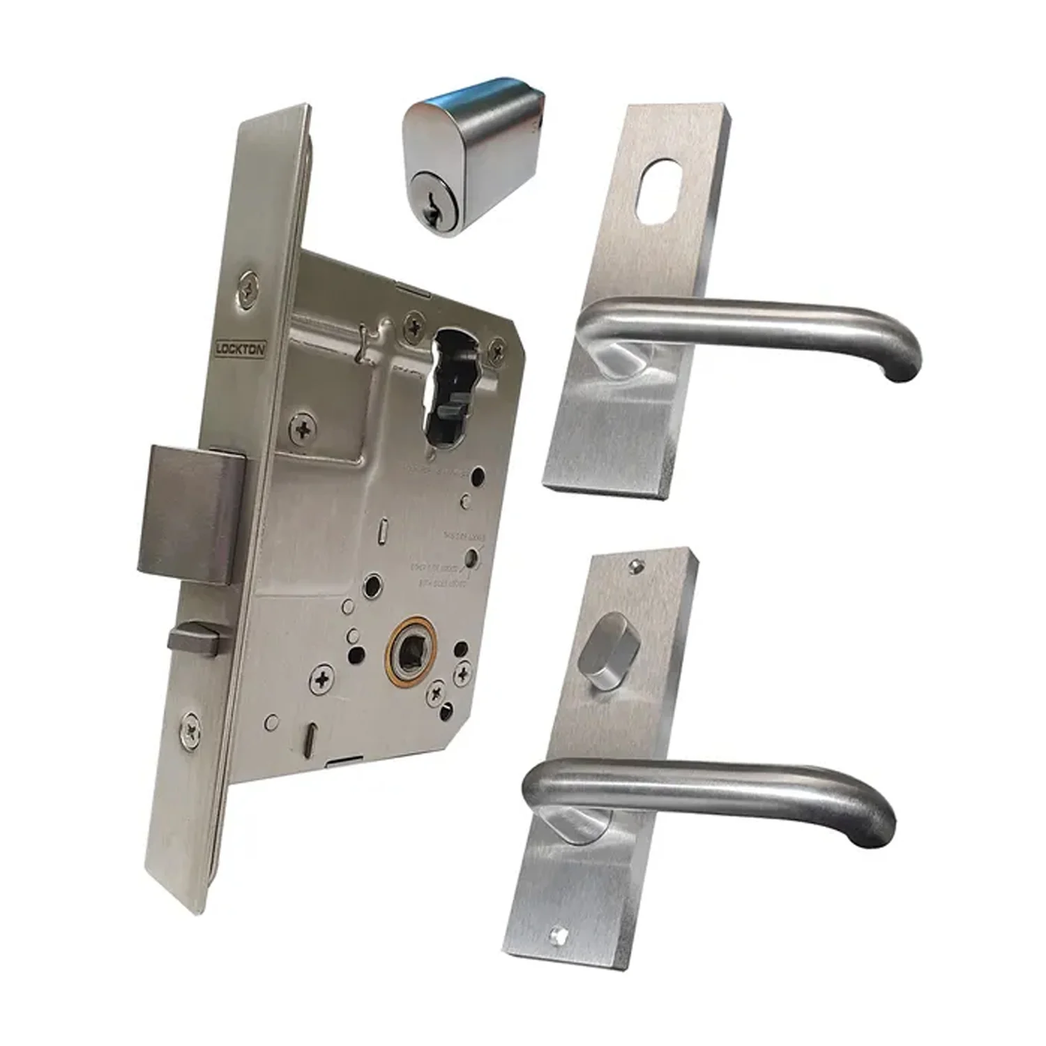Lockton Standard Mortice Lock Kit Satin Chrome - Available in Various Functions - Image 3