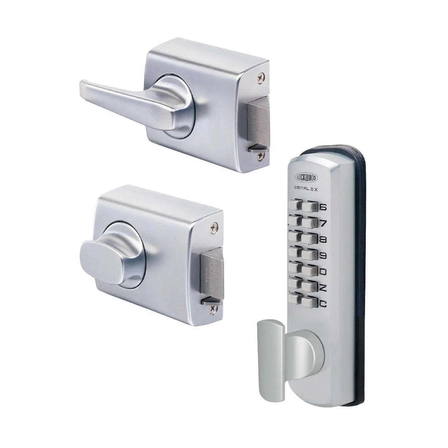 Lockwood 002 Digital Lock Set for Metal and Timber Doors - Image 3
