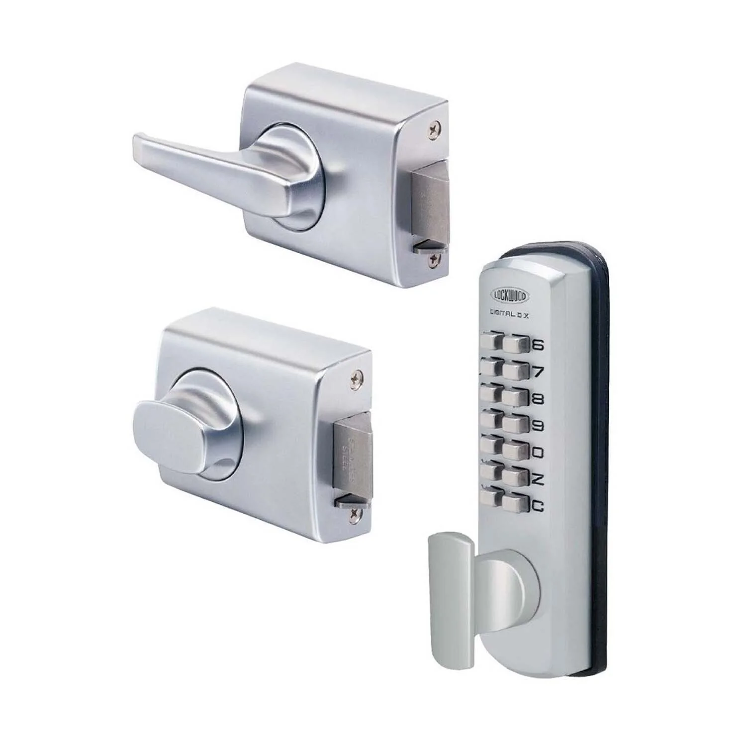 Lockwood 002 Digital Lock Set for Metal and Timber Doors - Image 5