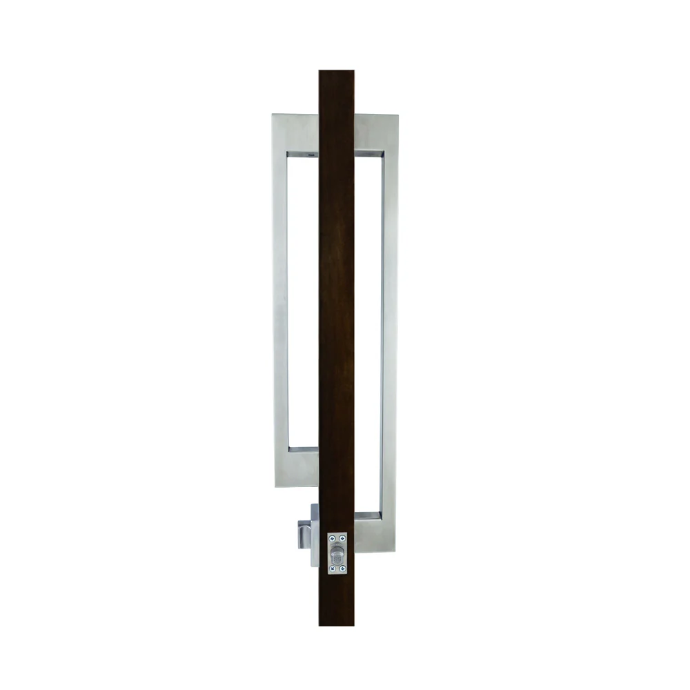 Lockwood Paradigm Pull Handle Lockset Deadbolt Stainless Steel - Image 4