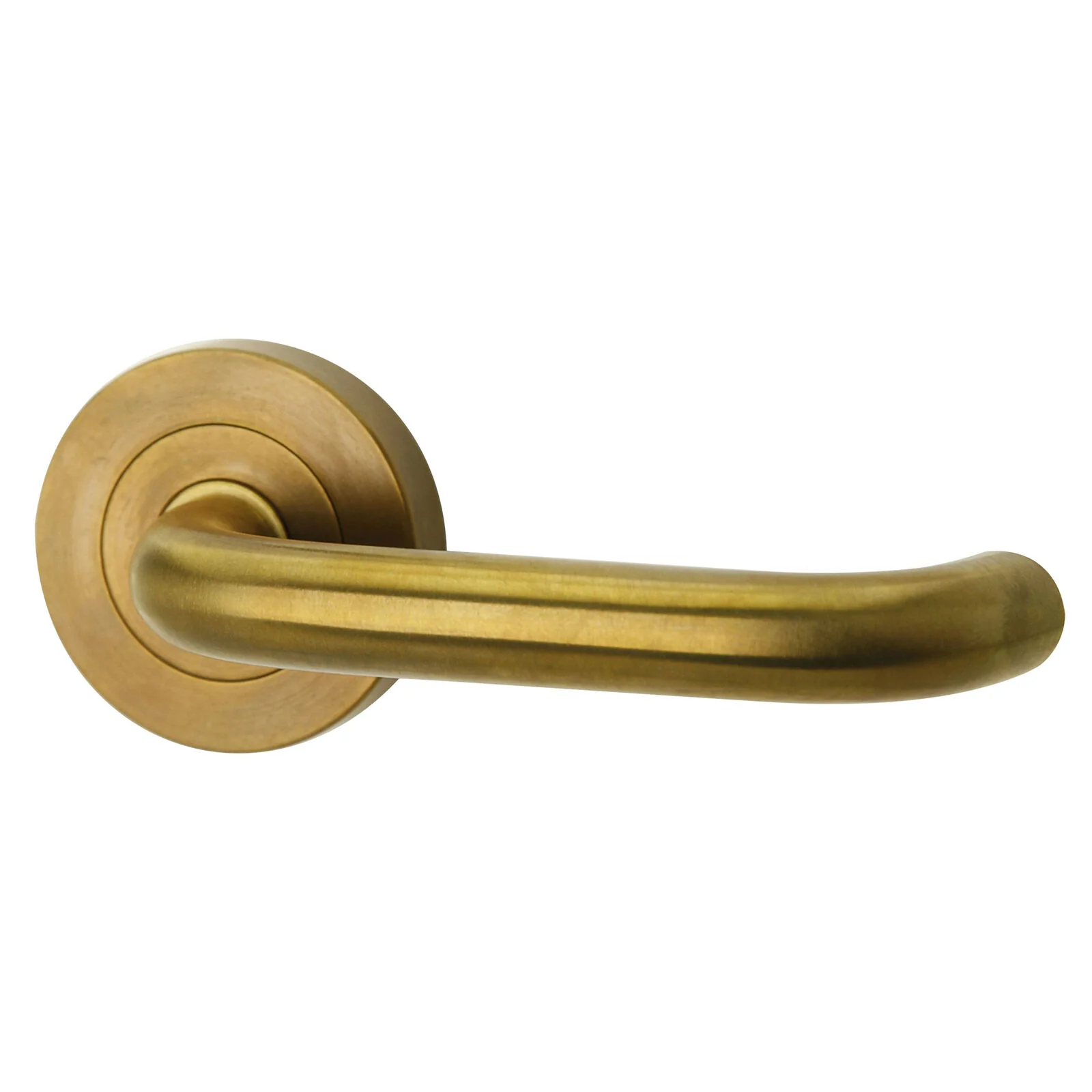 Lockwood 1220/1221 70 Door Lever on Round Rose - Available in Various Finishes - Image 5