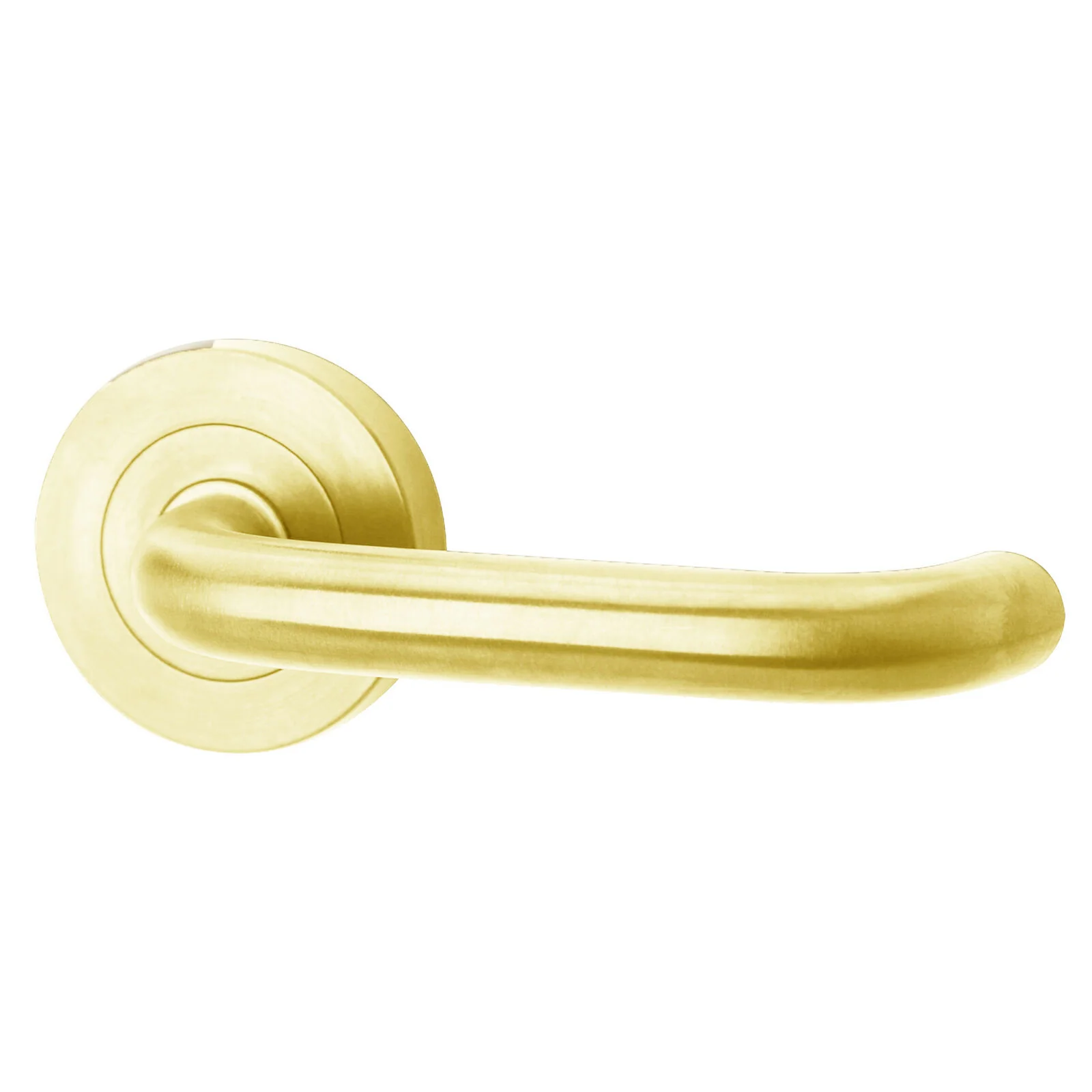 Lockwood 1220/1221 70 Door Lever on Round Rose - Available in Various Finishes - Image 6