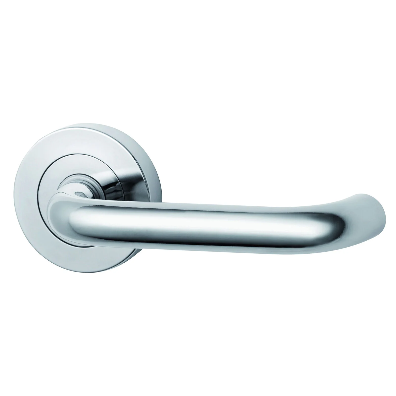 Lockwood 1220/1221 70 Door Lever on Round Rose - Available in Various Finishes - Image 7