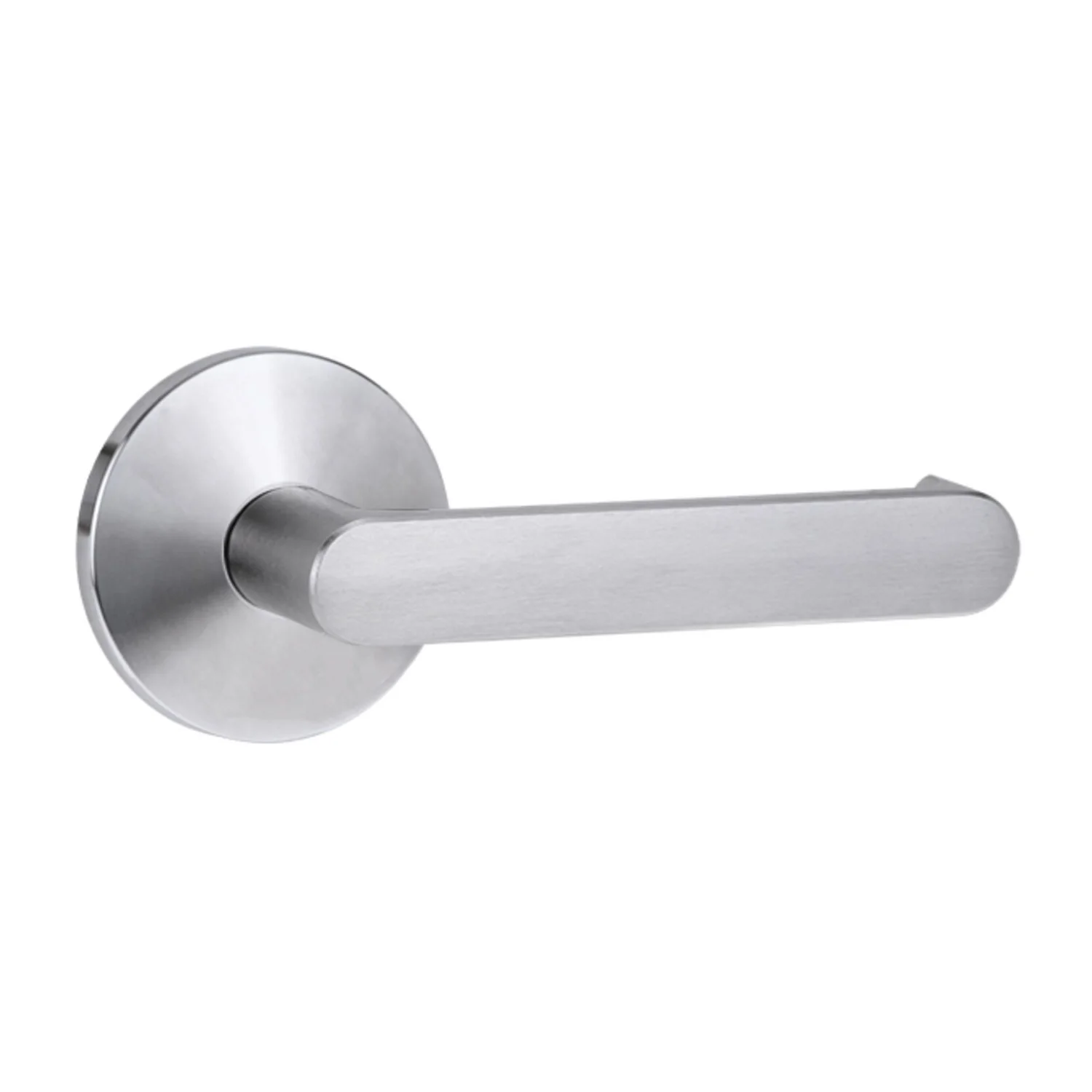 Lockwood 1360 Series 166 Lever on Round Rose Full Set Satin Chrome 1360/1361/166SC