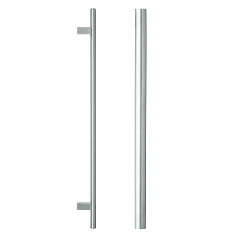 Lockwood Entrance Pull Handle 600mm Satin Stainless Steel Pair 141X600SSS