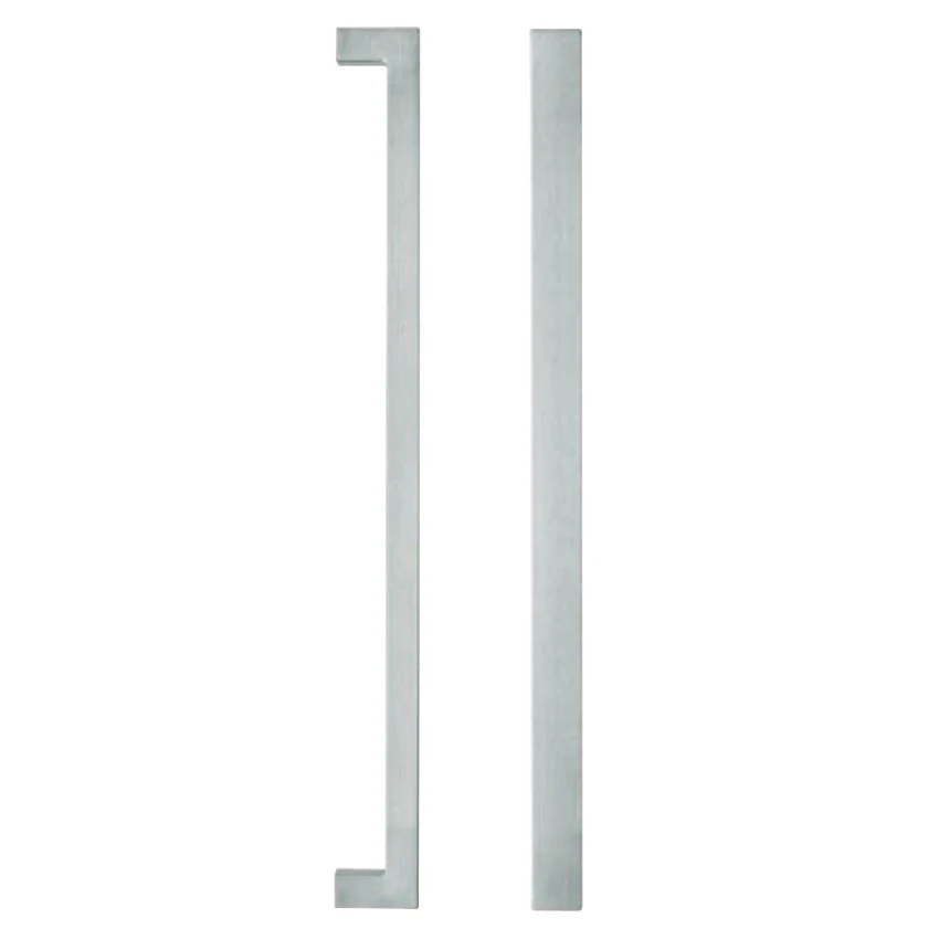 Lockwood Entrance Pull Handle 450mm Satin Stainless Steel Pair 143X450SSS