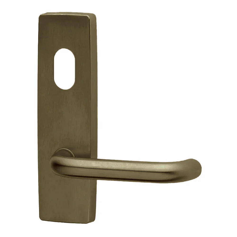 Lockwood 1801 Square End Plate with Cylinder Hole & 70 Lever - Available in Various Finishes - Image 9