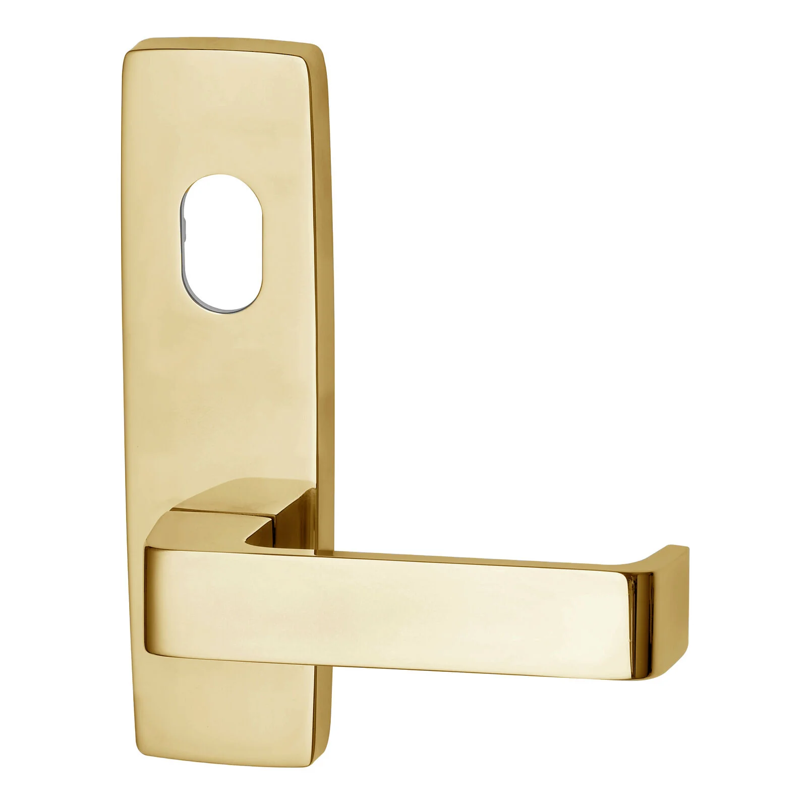 Lockwood 1801 Square End Plate With Cylinder Hole & 90 Lever - Available in Various Finishes - Image 11