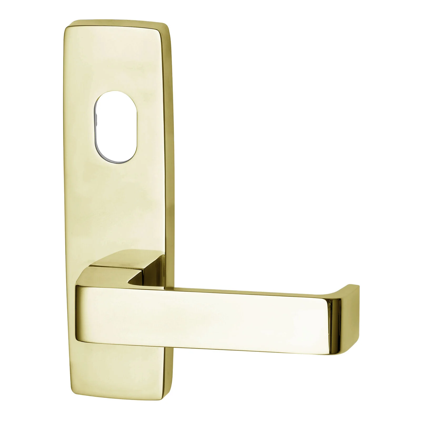 Lockwood 1801 Square End Plate With Cylinder Hole & 90 Lever - Available in Various Finishes - Image 12