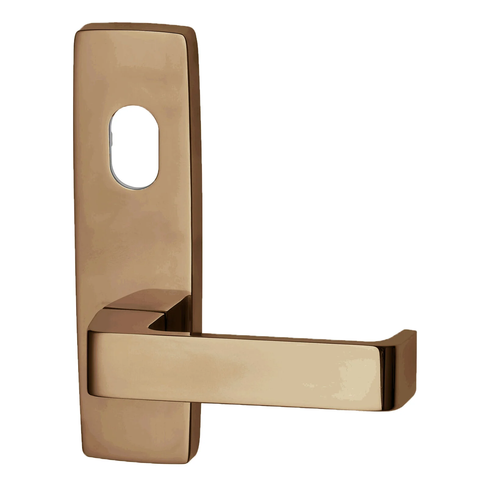 Lockwood 1801 Square End Plate With Cylinder Hole & 90 Lever - Available in Various Finishes - Image 8