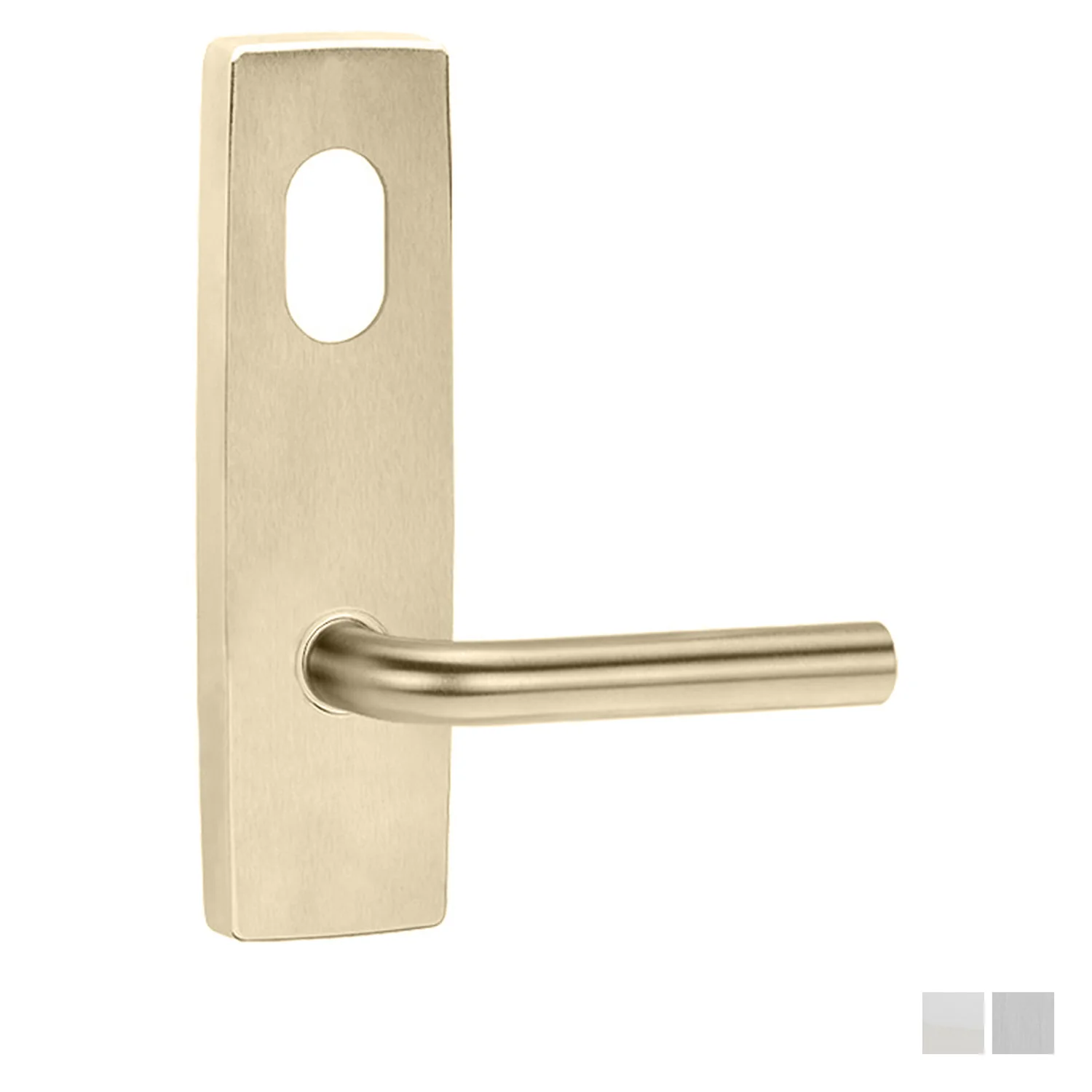 Lockwood 1801 Square End Plate With Cylinder Hole and 97 Lever - Available in Various Finishes - Image 4