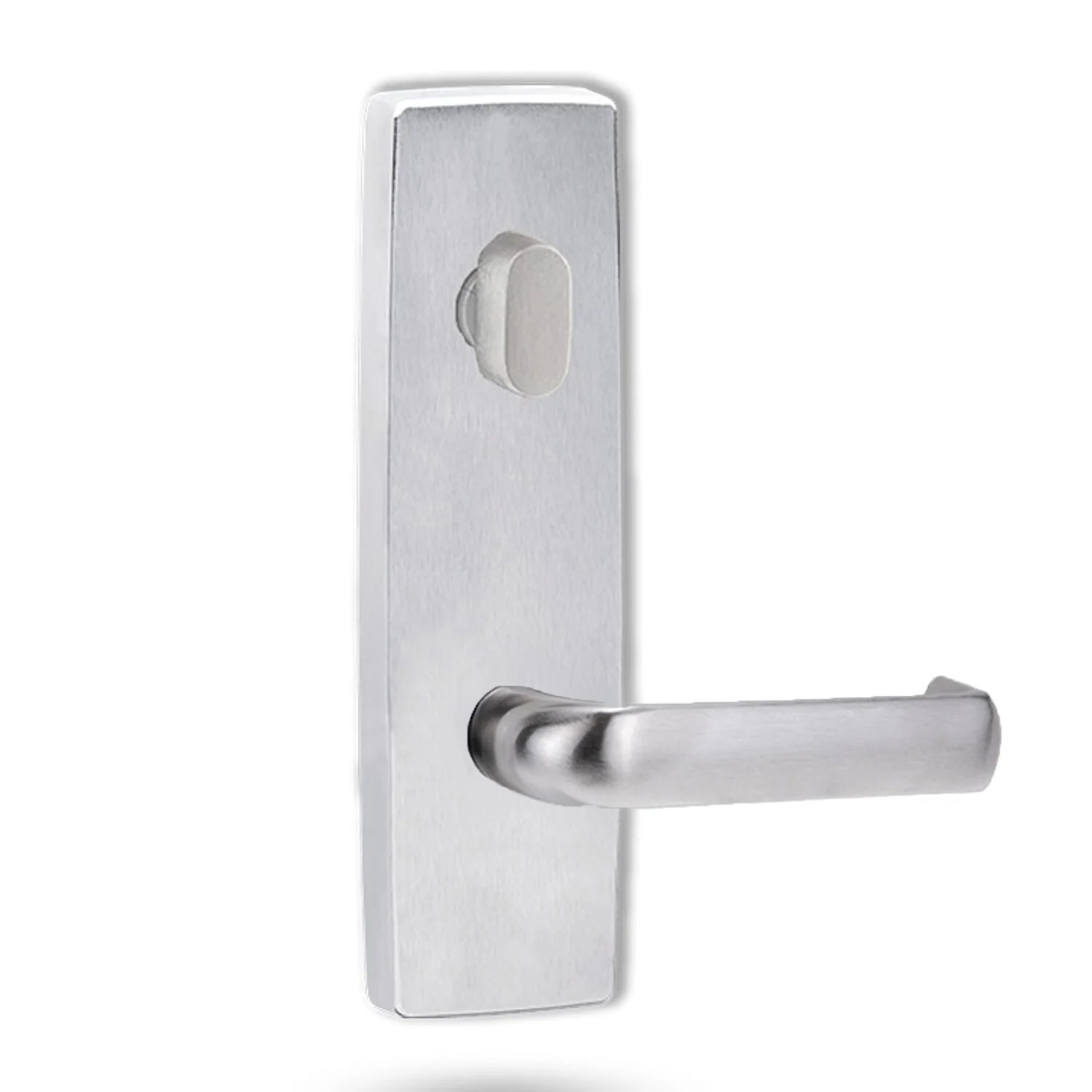 Lockwood 1804 Square End Plate With Turn and 77 Lever Satin Chrome 1804/77SC
