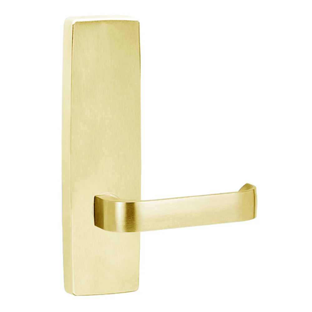 Lockwood 1805-131 Furniture Square End Plate & 131 Lever - Available in Polished Brass and Satin Chrome Finish - Image 4