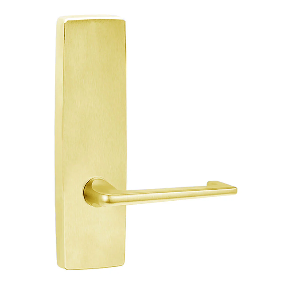 Lockwood 1805-132 Furniture Square End Plate & 132 Lever - Available in Polished Brass and Satin Chrome Finish - Image 4