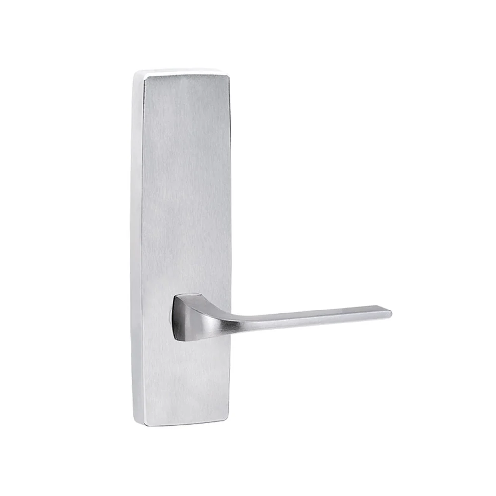 Lockwood 1805-123 Exterior Square End Plate & 123 Lever - Available in Polished Brass and Satin Chrome Finish - Image 5