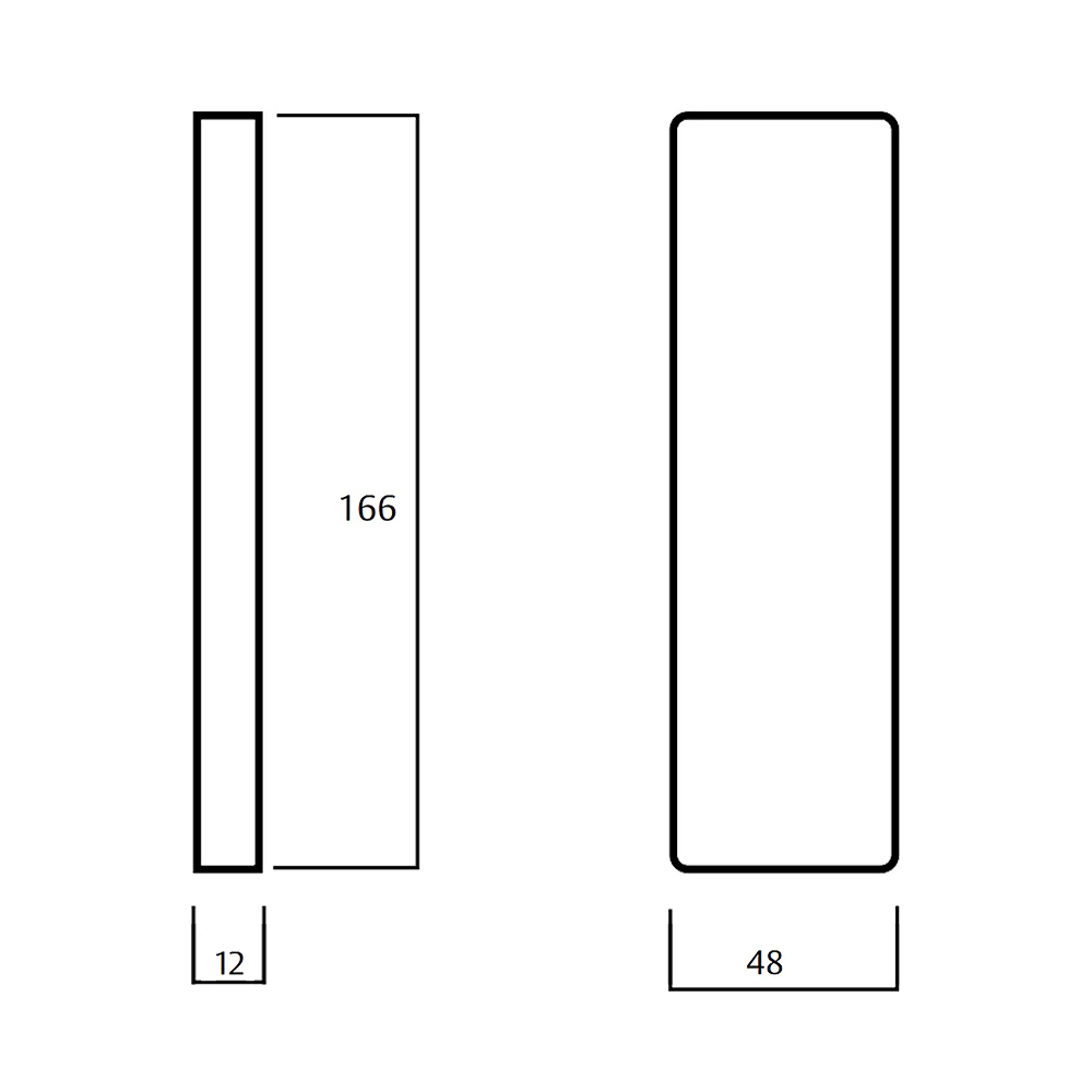 Lockwood 1805 Square End Plate & 70 Lever - Available in Various Finishes - Image 2