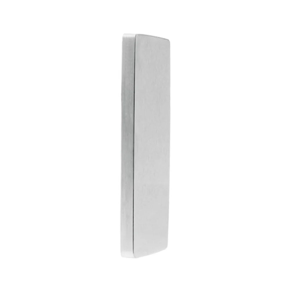 Lockwood 1807 Furniture Square End Plain Plate Concealed Fix - Available in Various Finishes - Image 2