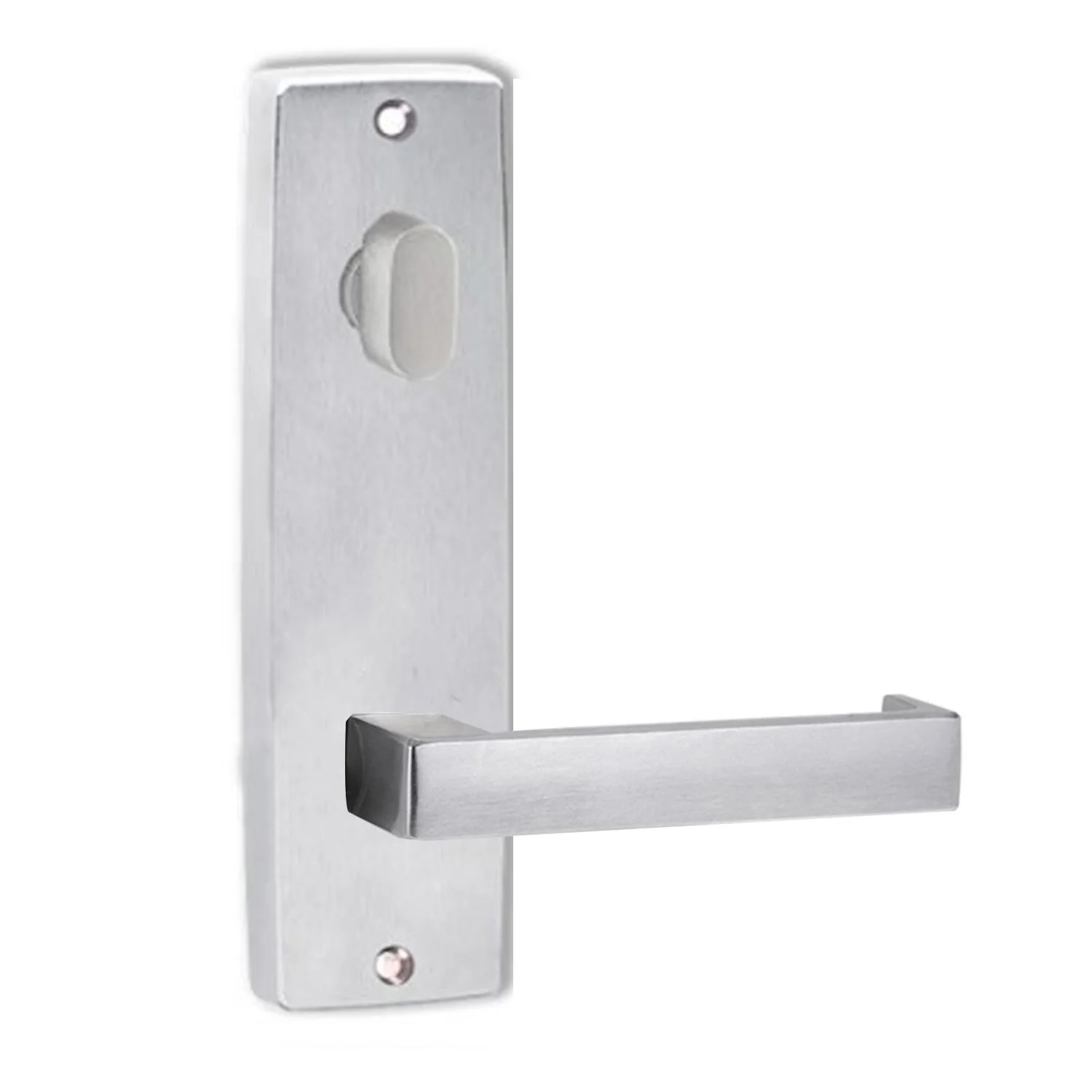 Lockwood 1904 Square End Plate With Turn & 111 Lever Satin Chrome 1904/111SC