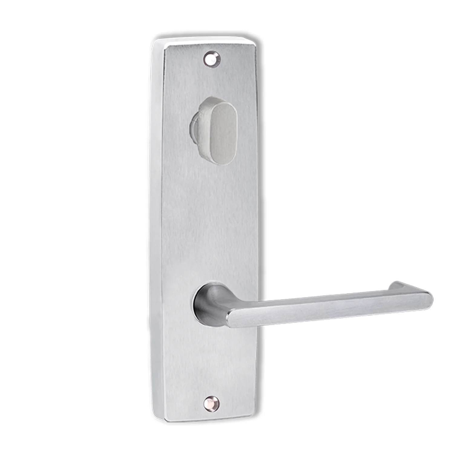 Lockwood 1904 Square End Plate With Turn and 118 Lever Satin Chrome 1904/118SC