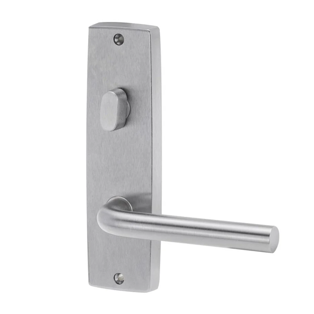 Lockwood 1904 Square End Plate With Turn and 97 Lever Satin Chrome 1904/97SC